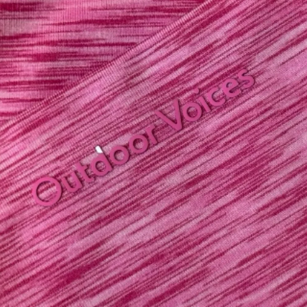 Outdoor Voices Freeform 7/8 Leggings in Wild Pink Yoga High Rise Size S - Picture 4 of 6